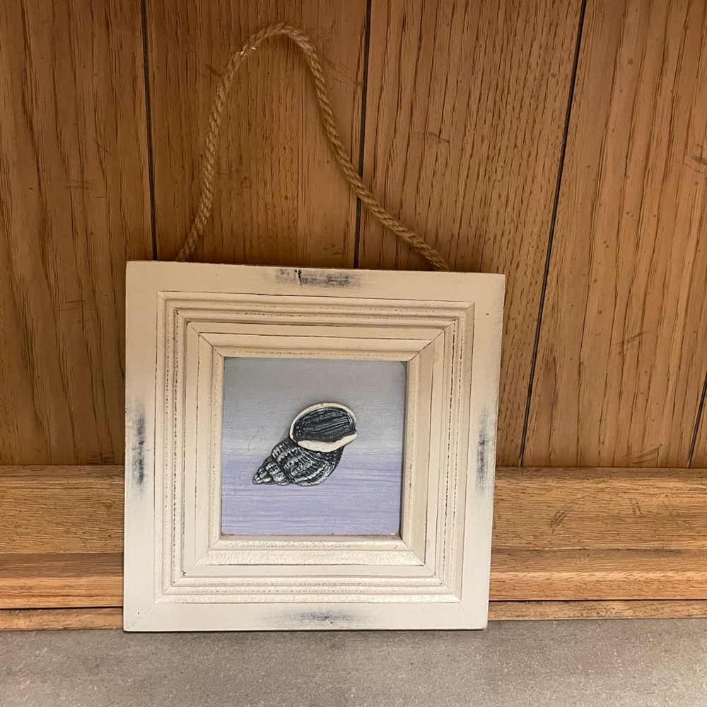 Cute framed seashell - Picture 2 of 3